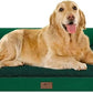 Large Dog Bed Orthopedic Washable - Waterproof Removable Cover - Medium XLarge Big Dogs - Egg Foam Couch - Emerald Dog Beds Bolster with Sides