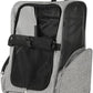 Pet Trolley Bag Cat Dog Travel Bag Portable & Breathable Pet Carrier Backpack - Lightweight Dual-Shoulder Design for Easy Travel with Your Beloved Companion Scalable Pull Rod pet Bag (Grey)
