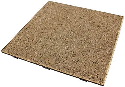 American Floor Mats - Extreme Rubber Gym Tiles - 1 Inch Thick Gym Tiles - 48" Long x 8" Wide Beveled Edge Ramp - Solid Black