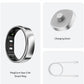 RingConn Gen 2 Air, Ultra-Thin AI Smart Ring, 10-Day Battery Life, Fitness/Sleep/Stress/HR Tracker for Women&Men, No App Fee for Standard Features, iOS & Android Compatible (Size 14, Galaxy Sliver)