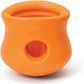 West Paw Zogoflex Toppl Treat Dispensing Dog Toy Puzzle – Interactive Chew Toys for Dogs – Dog Toy for Moderate Chewers, Fetch, Catch – Holds Kibble, Treats, Large 4", Tangerine