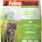 Feline Natural High Protein Dry Cat Food, Freeze-Dried Diet with 98% Meat, Organs & Seafood, No Peas, Grains, or Artificial Additives, Made in New Zealand, Chicken & Lamb, 11oz