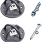 Ceiling Hooks - Industrial Strength Hold Up to 600 lbs, Includes Anchors & Bolts Yoga Starter Set - Suitable for Gym Rings, Suspensions, Indoor/Outdoor Use