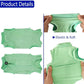 Cat Surgery Recovery Suit Professional for Surgical Abdominal Wound Or Skin Diseases E-Collar Alternative for Cats After Surgery Wear Pajama Suit (Green, Small)