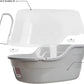 Petphabet Jumbo Hooded Cat Litter Box, Extra Large Gray