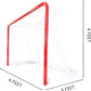 Skywalker Sports Competitive Series 6’ x 4’ Hockey Goal, White/Red (SSHG6400)