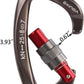 Screwgate Locking Carabiner Clip - Professional Rock Climbing Carabiner Screw Lock,Heavy Duty Carabiners for Climbing,Mountaineer,Hammock,Camping,Outdoor Equipment