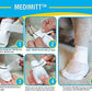 Medimitt Paw Bandages for Dogs, Cats and Pets – Stretchy Medical Booties, First Aid for Paws – Non Slip, Non Adhesive, Breathable, Disposable, Washable, Adjustable Strap, Value Pack (X-Large 20-Pack)