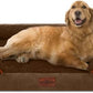 Comfort Expression XL Orthopedic Dog Beds for Extra Large Dogs, Waterproof Dog Bed with Bolster, Washable Dogs Bed Sofa Pet Beds with Removable Cover & Non-Slip Bottom(X-Large,Chocolate Brown)