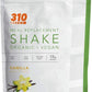 310 Nutrition Organic All-In-One Meal Replacement Shake Powder - Plant-Based Protein Smoothie Blend w/Fiber, Probiotics & Adaptogens - Low Carb, Vegan, Keto & Paleo - Vanilla - 14 Servings