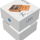 Surf Wax Box Insulated, Bamboo Holder with Insulated Interior, Wax Comb and Remover, Works with All Wax Types - Wax Not Included