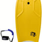 MOREY® Mach 12 MDS, 42.5" Bodyboard. Dynamic Speed Body Boards for Beach, for All Skill Levels, Embedded Fiberglass Stringer, with Coil Leash. Re-Engineered 2025 Model