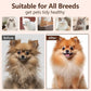 L&W BROS. Steam Grooming Brush for Shedding and Detangling – Self-Cleaning Steamy Pet Brush with Mist Spray for Long-Haired Cats and Small Dogs (White)