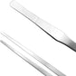 Feeding Tongs 2pcs Stainless Steel Aquarium Long Tweezers 27cm/10.6 inches Straight Curved Tweezers for Fish Tank Aquatic Plants Reptile Lizard Gecko Snake Spider Bird