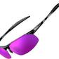 ATTCL Men's Sports Polarized Sunglasses Men for Driving running Fishing Golf - UV Protection Sun glasses Metal Frame