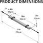 HappyBird Lightning (A Divison of M&M Cage) 18" LED linkable Light bar Without Power Source for Multiple Bird Breeder Cages, Full Spectrum LED. Will NOT Run ON ITS OWN (Single)
