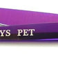 LILYS PET Professional PET Grooming Scissors Kit,Coated Titanium,Sharp and Strong Stainless Steel Blade for Dogs Cats Hair Cutting,3 Pieces of Scissors with a Comb and a Case (8.0 inches, Purple)