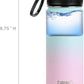 DRINCO Stainless Steel Water Bottle Spout Lid Vacuum Insulated Double Wall Water Bottle Wide Mouth (40oz 32oz 22oz 18oz 14oz) Leak Proof Keeps Cold or Hot (18 oz, 18oz Macaron)