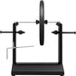 Motorcycle Bike Wheel Balancer, Tire Balancer Stand with Adjustable Foot Pads & Centering Cones, Professional Bicycle Wheel Repair Steel Bearing Bracket Rim for Wheel Axle Diameter 0.55in