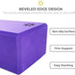 Sunshine Yoga 4" Yoga Block, 10 Pack Bulk EVA Foam Yoga Blocks, Firm and Supportive Yoga Brick, Balance Foam for Stretching, Pilates, and Workout, 4" x 6" x 9"
