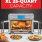 Emeril Lagasse Dual Zone 360 Air Fryer Oven Combo with French Door, 25 QT Extra Large, Cook Two Foods in Different Ways, Up to 60% Faster from Frozen to Finish