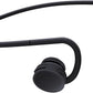nwm GO Wireless On-Ear Speakers (Open Ear Earphones) Sound Leakage suppressed (PSZ Technology - Bone Conduction Alternative) Designed in Japan | Fog Black