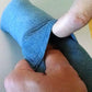 15" Cat Kicker Toy with Refillable Catnip Pocket (Denim) - Filled with Premium Canadian Catnip