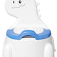 Potty Seat Baby Training Chair Boys Girls Toddler Dinosaur Comfortable children 1-5 years old Baby toilet Animal seat with lid back potty trainer (indigo)