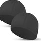2pcs Cloth Swim Caps for Both Women & Men & Kids Fabric Durable Non-Waterproof Elastic Swimming Pool Cap Bathing Cap for Long and Short Hair