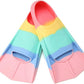 Kids Swim Fins,Short Kids Fins Youth Swimming Flippers for Lap Swimming Training for Children Girls Boys Beginners