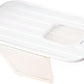 Vealind Cat Litter Box Lid with Clear Door Only Fit for Vealind XXL Cat Litter Pan, Top Entry Litter Box with Lid