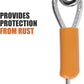 BV Dog Tie Out Cable 25 Feet - Heavy Duty Dog Lead up to 90 Pounds - Reflective & Rust-Free with Quick Release Swivel Clips & 360° Rotating Clasp - Tangle-Free Dogs Runner for Yard (Silver, Single)