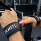 Hustle Athletics Wrist Wraps for Weightlifting – Max Wrist Support for Safe & Heavy Lifts, USPA Approved 18" & 12" Lengths, Thumb Loop Gym Straps for Powerlifting & Weight Lifting for Men and Women
