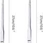 Feeding Tongs 2pcs Stainless Steel Aquarium Long Tweezers 27cm/10.6 inches Straight Curved Tweezers for Fish Tank Aquatic Plants Reptile Lizard Gecko Snake Spider Bird