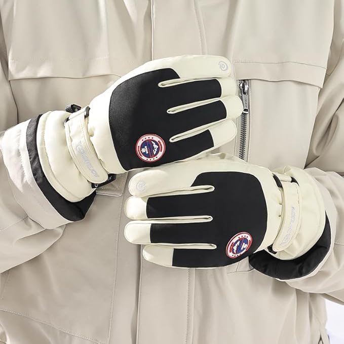 Winter Ski Snow Gloves for Men, Women, Youth | Touchscreen & Waterproof Cold Weather Hand Warming Gloves Winter Work Gloves