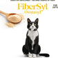FiberSyl Ovatasyl Prebiotics for Cats Digestive Health - Cat Fiber Supplements for Constipation Relief & Support - Psyllium Husk Seed to Support Digestion Problems - Cat Stool Hardener - 60 Capsules