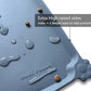 Hoki Found XX-Large Silicone Pet Feeding Mats - Non Slip Cat Dog Bowl Mats - Waterproof, Gray (28'' x 26'')