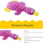 OUANGANC Calming Duck Dog Toy for Aggressive Chewers, Make a Crinkly Crunchy Noise, with Squeaker, 2025 Upgraded Indestructible Puppy Teething Toys, for Small to Medium Dog Breeds (Yellow 10.6in)
