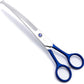 LovinPet Pet Grooming Scissors Curved Right/Left-Handed Pet Round-Tip Grooming 6CR Stainless Steel Safety trimming shears for Dogs and Cats (Easy use Curved Scissor)