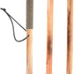 SE 3 Piece 55" Detachable Pine Wood Walking/Hiking Stick with Metal Tip, Reinforced Rubber Tip, and Water-Resistant Travel Pouch - Portable and Durable for Outdoor Adventures
