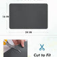 AMOAMI Coffee Mat - Hide Stain Rubber Backed Absorbent Dish Drying Mat for Kitchen Counter - Fits Under Coffee Maker or Machine