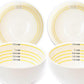 Uba Portion Control Bowl (Porcelain) for Measuring, Bariatric Diet, Diabetes (4 Pack)