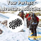 6 pcs Removable Mud Ski Basket Trekking Pole Snowflake Basket,Removable Mud Ski Basket Replacement Accessory for Hiking Poles
