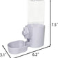 Rabbit Water Bottle 17 OZ Bunny Hanging Water Fountain Automatic Guinea Pig Water Dispenser No Leak Drinking Feeder for Bunny Chinchilla Hamsters Cat Dog Small Animals(Grey)