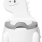 Potty Seat Baby Training Chair Boys Girls Toddler Dinosaur Comfortable children 1-5 years old Baby toilet Animal seat with lid back potty trainer (Grey)