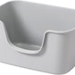 Smart Paws Extra Large Jumbo Cat Litter Box for Maine Coon Cats, Open Top High-Sided Anti-Splash Litter Pans, Durable XL Kitty Bathroom for Multi-Cat Households (Grey)