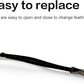 TTcat Cat Feather Wand Toys,Retractable Wand Toy with 4 Feather Refills, Interactive Cat Toy Kitten Toy for Indoor Cats to Play Chase Exercis