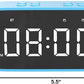 AFK Digital Alarm Clock with Bluetooth Speaker,Desk Clock for Bedrooms,Small Table Clock with Dual Alarms,Snooze,Dimmable LED Display.
