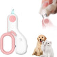 LED Pet Nail Clippers,Upgrade Cat Nail Clipper with Light,Cat Claw Trimmer Nail Clippers for Dogs,Trim Your Pets Nails Easy and Pain-Free Grooming Tool for Small Animals (Pink 1PCS)