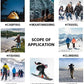 Toomett Men's hiking Snow Pants Skiing Winter Insulated Fleece lined Outdoor Water Repellent camping,walking,fishing
